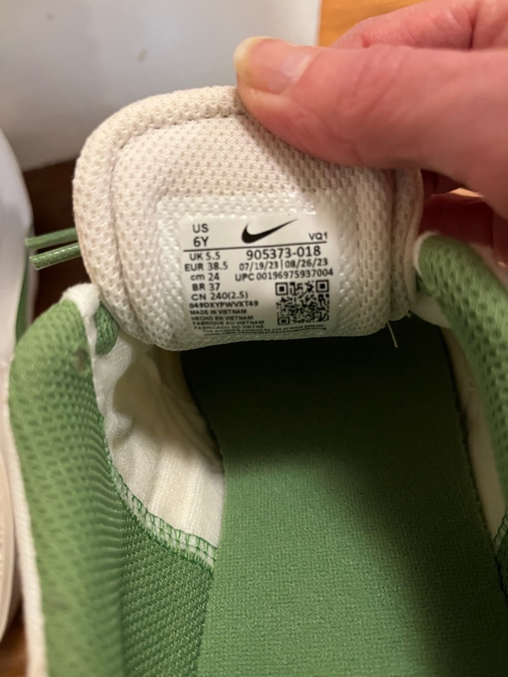 Nike SB Check Canvas, size Y6, worn once - Picture 7 of 8
